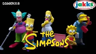 Jakks Pacific The Simpsons Homer Bar Lisa Moe Krusty Toy Review 4K