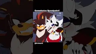 Commissions Speedpaint // #sonic #shadowthehedgehog #commission