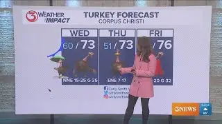Turkey forecast in the Coastal Bend