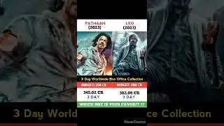 Pathaan Vs LEO Movie 3 Day Comparison || Box Office Collection #shorts #gader2 #jawan #dunki #leo