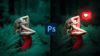 Glow Effect in Photoshop | Glowing Social Media Icon| Photoshop Tutorial