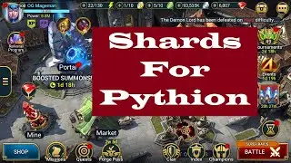 Raid Shadow Legends - Ancient shards summoning for Pythion.