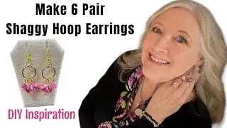 DIY Make SHAGGY HOOP Beaded Dangle EARRINGS | Jewelry Making Fun