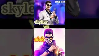 freefire character comparison//freefire character vs character alok vs///skyler#freefire#shorts#new
