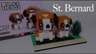 Lego 40543 St. Bernard - toy unboxing, speed build, review