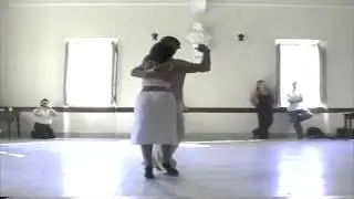 Javier Rodriguez y Geraldine Rojas lezione di tango Fivizzano 2002 di Francesco El Actor
