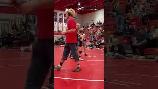 1st wrestling this year 2nd place 10U  65 lbs