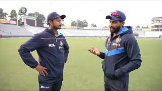 Mayank Agarwal Interviews Sir Rockstar Ravindra Jadeja After Match || IND vs SL 1st Test Day2 2022