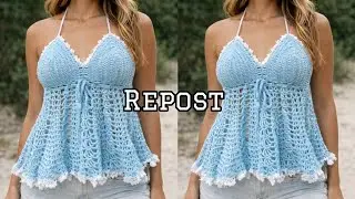 ✂️ Cropped Batinha de Crochê Passo a Passo Completo 