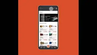 Guitar Gear mobile app prototype