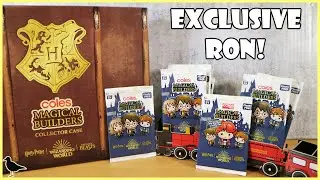 Coles Harry Potter Magical Builders Opening #3 Exclusive Ron & Collection Update | Birdew Reviews
