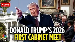 WATCH LIVE: Donald Trump New Year's First Cabinet Meeting At White House | Kristi Noem | N18G