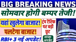 Tomorrow market prediction| Nifty Prediction| Bank Nifty Tomorrow| Monday Market Prediction 