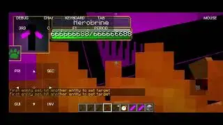 Minecraft blood god of infinity vs herobrine