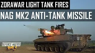 Zorawar Light Tank Fires| Nag Mk2 Anti-tank Missile | हिंदी में