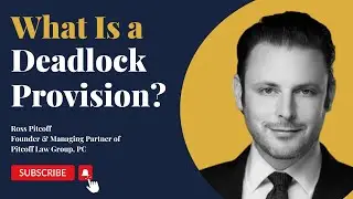 Resolving Stalemates: The Role of Deadlock Provisions Between Partners