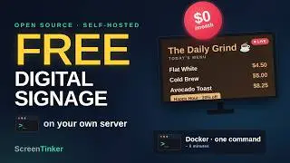 Self-Host Free Digital Signage on a $5 VPS (Docker, 5 Minutes)