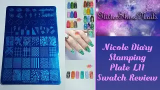 Nicole Diary Stamping Plate L11 Swatch Review