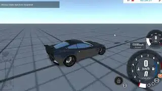 fastest car in beamNG.drive (10,000 km/h - ~6000 m/h)- sorry for bad quality