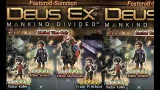 FFBE 16 Pulls Deus Ex Mankind Divided Banner For Adam Viktor Vaclav Final Fantasy Brave Exvius