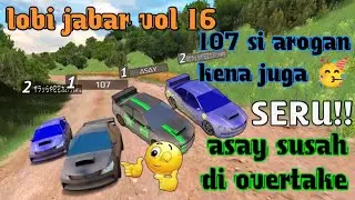 Rally fury lobi jabar vol 16 ASAY susah kena overtake defense racing line, 107 si arogan dipelintir🤣