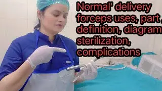 What is a normal delivery with forceps?