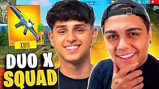 o DIA que NOBRU E FREITAS JOGOU DUO x SQUAD E DERAM BOOYAH NO FREE FIRE! REACT
