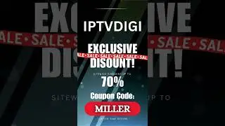 IPTVDIGI Sitewide Code! #UnlimitedEntertainment #Live #SportsStreaming #MoviesOnDemand #HugeDiscount