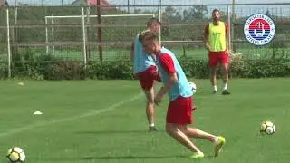 Antrenamentul SC Oţelul Galaţi în cantonamentul de la Tărlungeni - 17 iulie