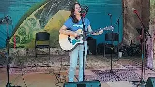 Rachael Grubb performs her song 'Rum Island'