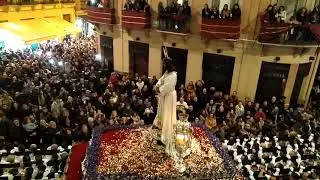 Cautivo doble curva semana santa Málaga 2018