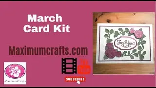 Maximumcrafts March Card Kit