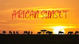 African sunset sounds