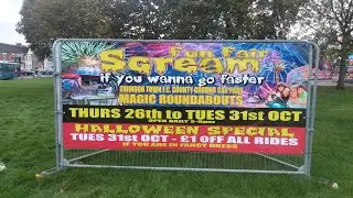 Swindon Vlog. Halloween funfair 2023. Steven Hill.