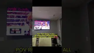 POV REACTION TO ALL ANTHONY JOSHUA VS JAKE PAUL KNOCKDOWNS AND KO! #boxing