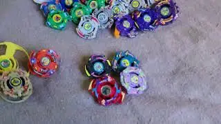 MASSIVE Plastic Beyblade Collection All Bladebrakers Beyblades