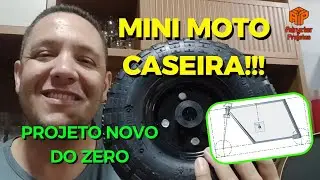 NOVO PROJETO NO CANAL! Construindo uma MiniMoto CASEIRA do ZERO! #caseira #minibike #solda #minimoto