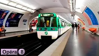 Опера | линия 8 : Парижский метрополитен ( RATP MF77 )