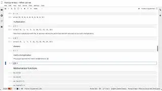 Numpy - Math