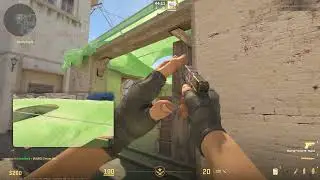 ONE WAY SMOKE MIRAGE B SITE- #cs2  MIRAGE