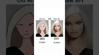 Primer video en este canal 😗 (2022 vs 2025) #art #dibujo #drawing #illustracion #ibispaintx #draw