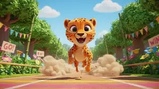 Fast vs Slow Animals Race Song for Kids | Animal Racing Nursery Rhymes & Baby Songs 🐢🐆🎵
