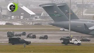 President Trump’s Vehicles Recovered by US Air Force in Zurich
