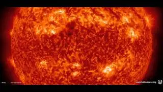 Sunspot Watch - December 7, 2011 (AIA 304) HD 720p