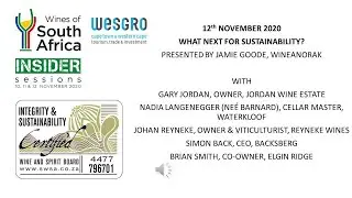 WoSA Insider Session 3: What's next for sustainability?