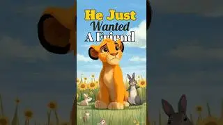 🦁 &ldquo;The Lonely Lion Cub Who Found Friendship #LionCubJourney #shorts  #AnimatedShortFilm