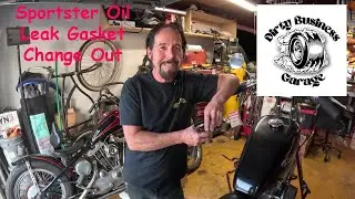 Harley Davidson Sportster Oil Leak Gasket Repair