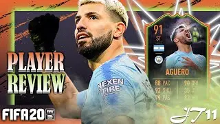 FIFA 20 SCREAM AGUERO 91 ОБЗОР ИГРОКА