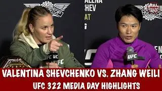 UFC 322: Valentina Shevchenko & Zhang Weili Media Day Highlights
