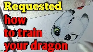 How to draw TOOTHLESS baby from how to train your dragon